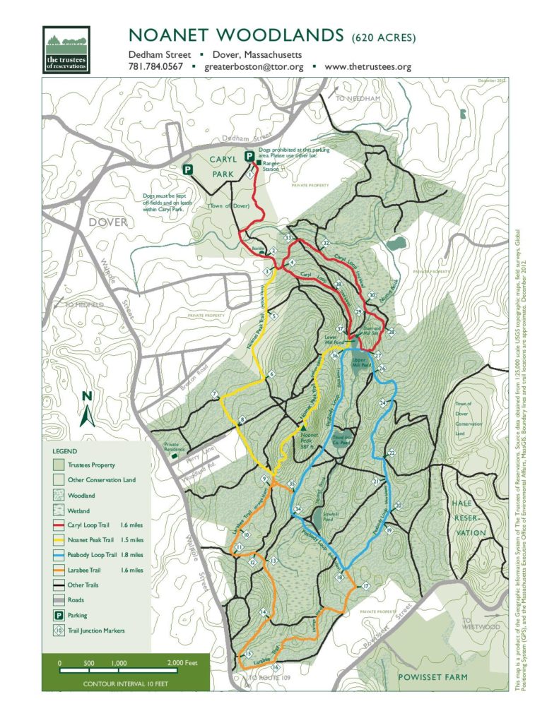 Noanet Woodlands Trail Map Trails